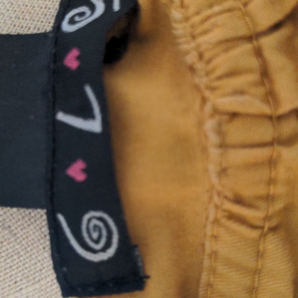 579 crop top button up shirt mustard yellow - Picture 11 of 11